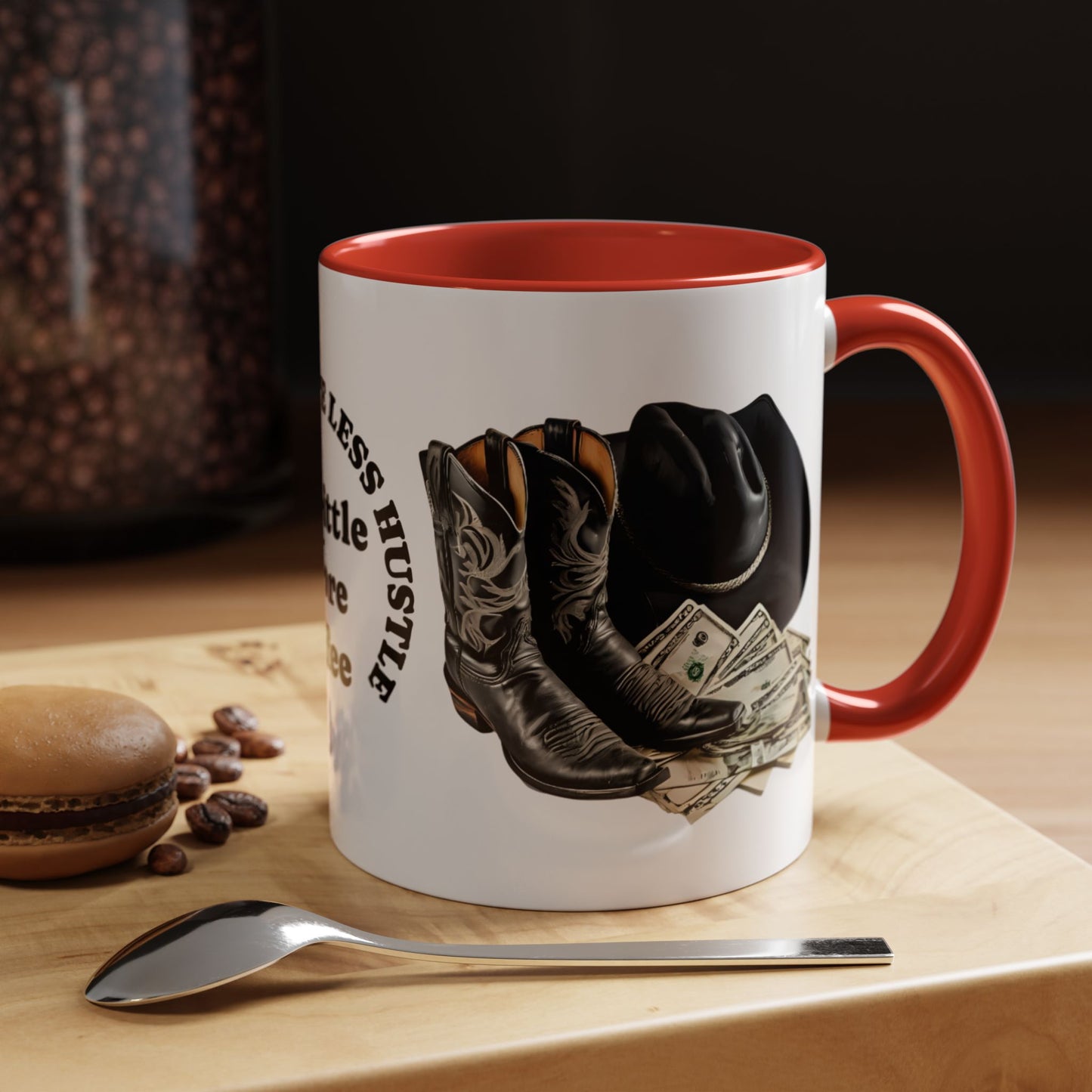 Accent Coffee Mug - Great for Coffee Lovers, Cowboys, Great Gift, Unique Mug for Home or Office