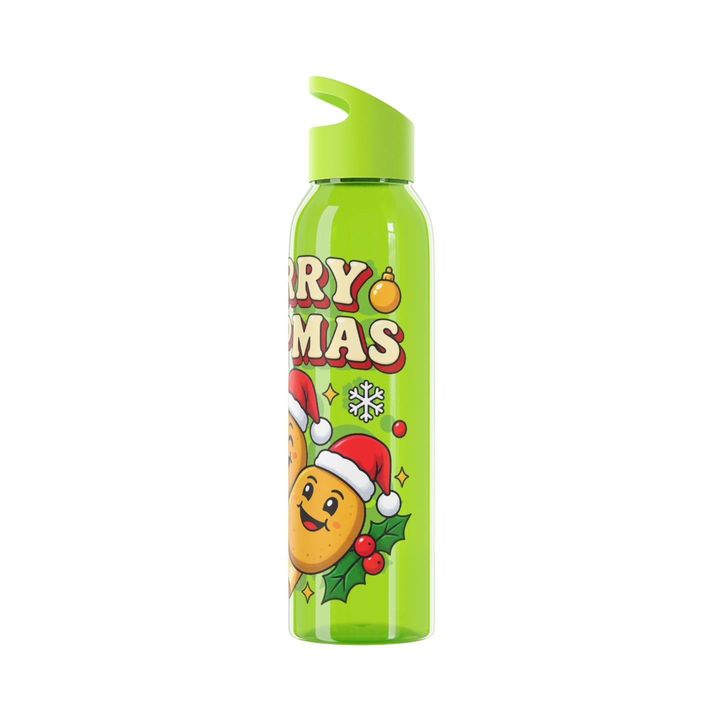 Merry Crispmas Christmas Water Bottle – Festive Drinks Bottle