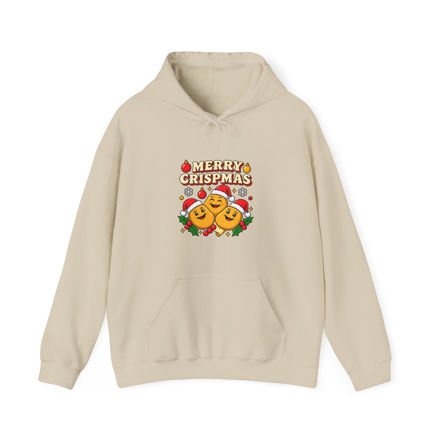 Merry Crispmas Christmas Hoodie – Cosy Unisex Festive Hoodie