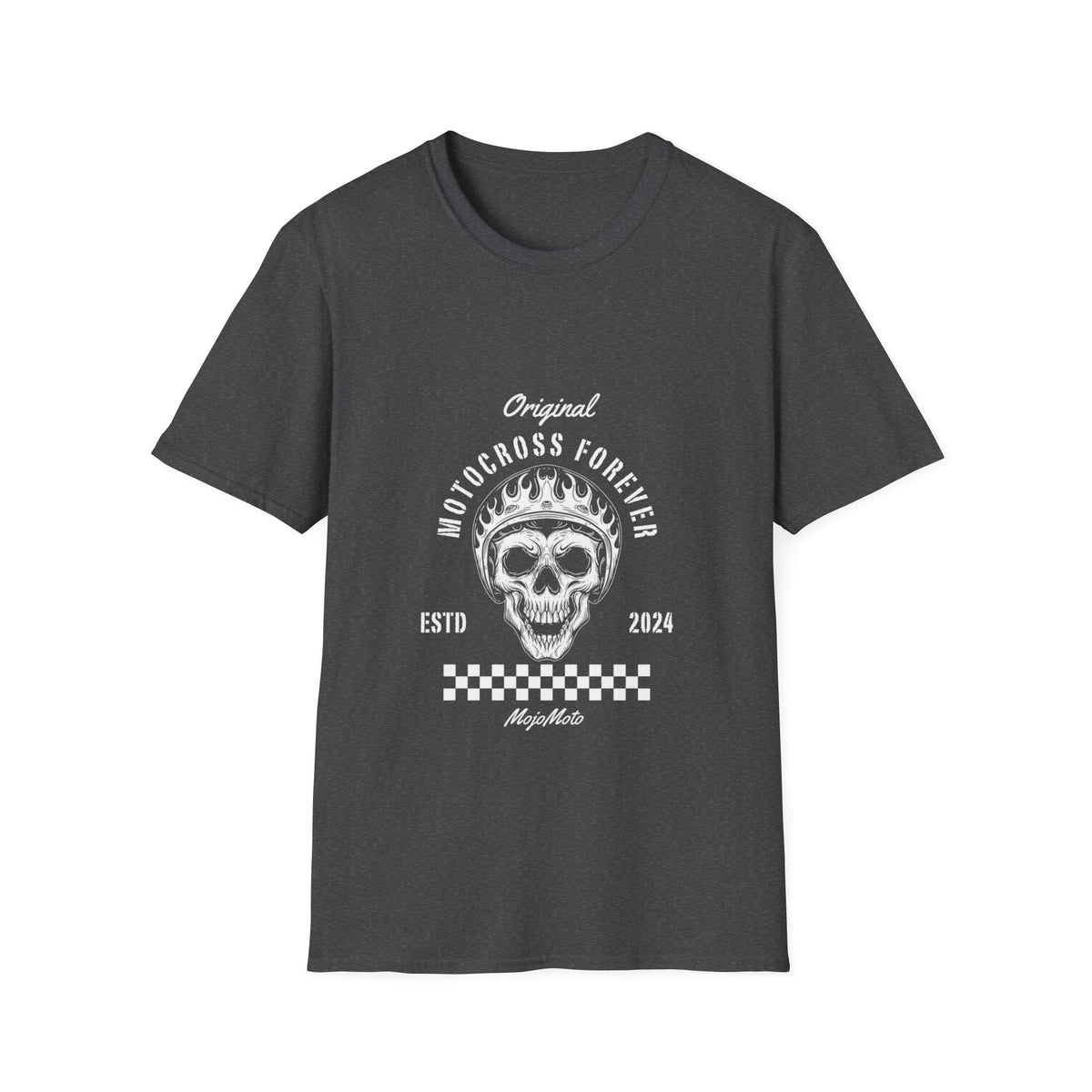 T-shirt Motocross Forever – Haut avec pilote de moto cross à tête de mort