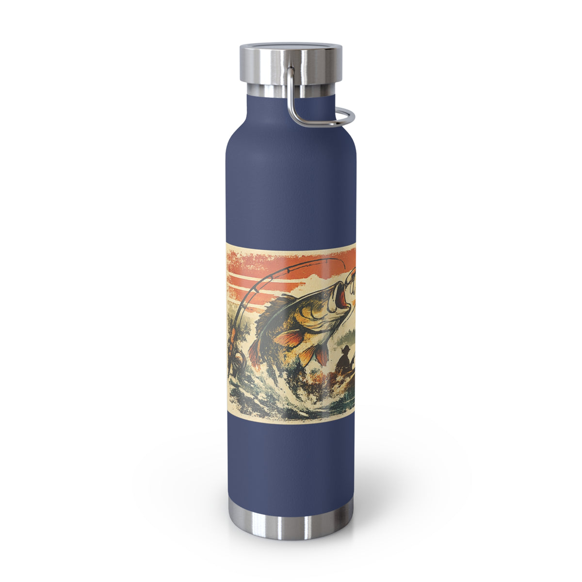 Hooked on Action Insulated Flask – Retro Fishing Flask