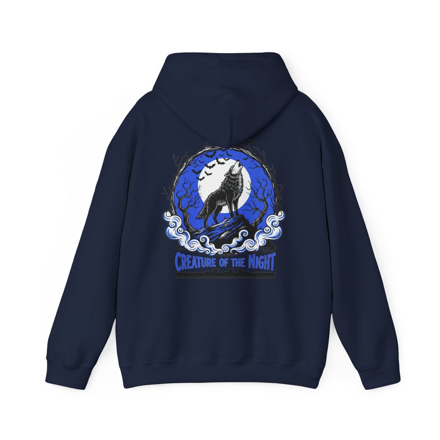 Creature of the Night Werewolf Hoodie – Halloween Back Print Hoodie