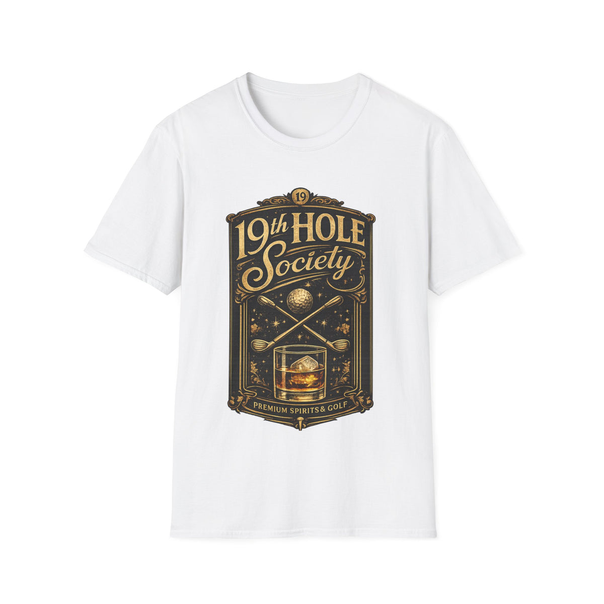 19th Hole Society Fine Spirits and Golf T-Shirt