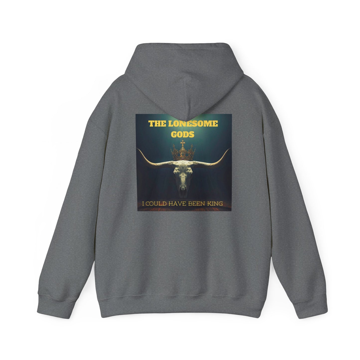 Sweat à capuche graphique Lonesome Gods - Sweat-shirt unisexe en tissu épais avec motifs des deux côtés