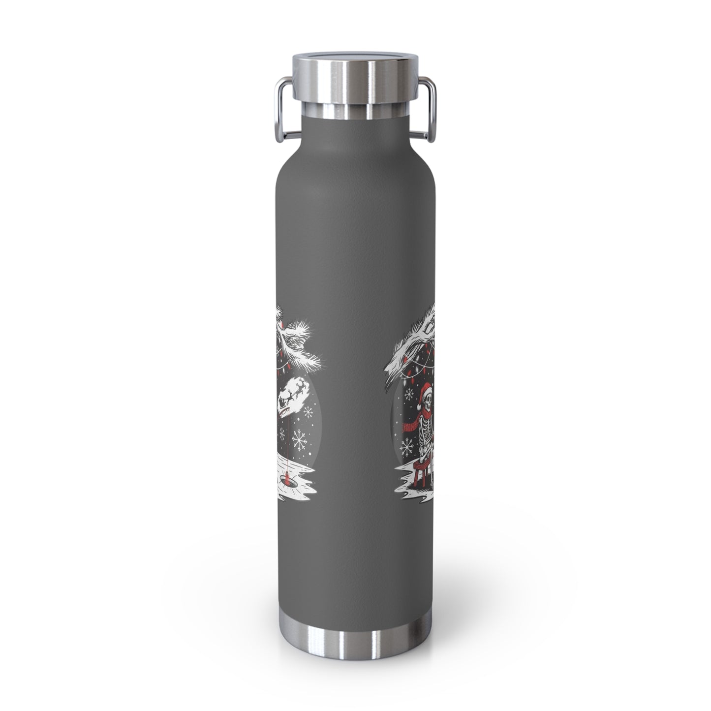 Merry Fishing Christmas Insulated Flask – Festive Fishing Bottle