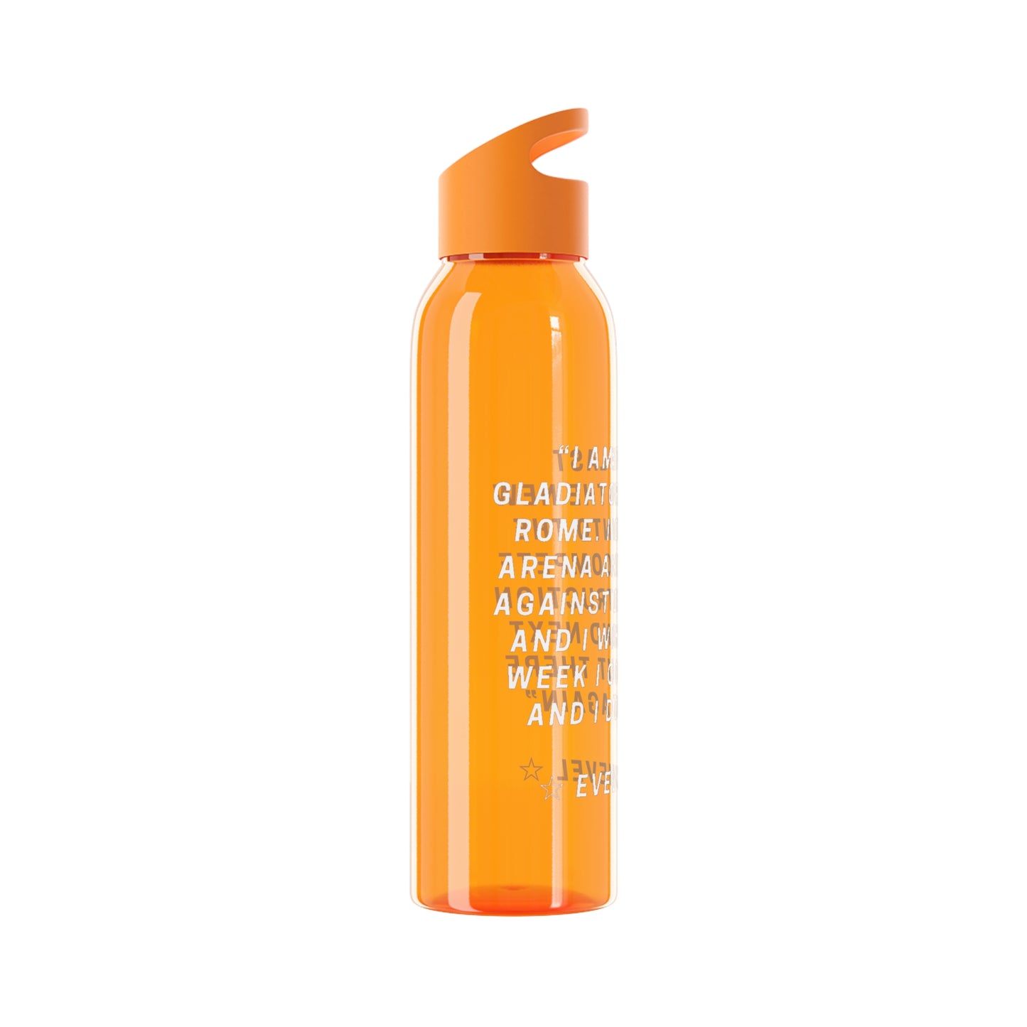 Evel Kneivel Legends Quote Water Bottle