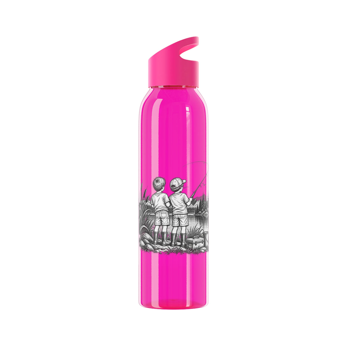 Fishing Friends Water Bottle – Illustrated Fishing Bottle