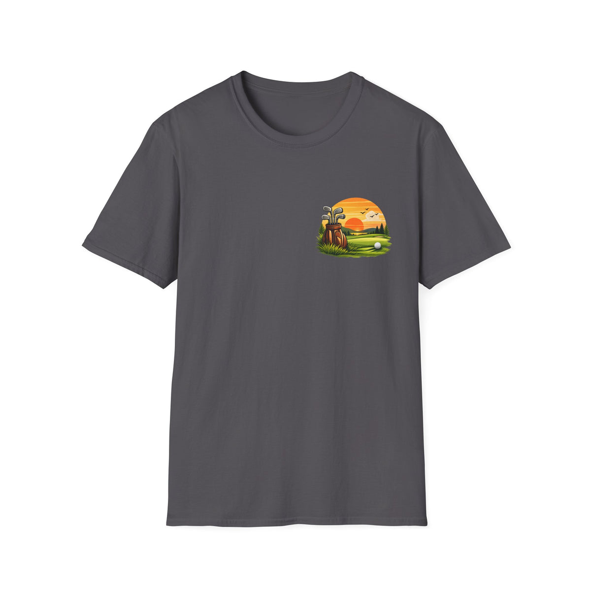 Sunset Golf T-Shirt – Minimal Golf Design