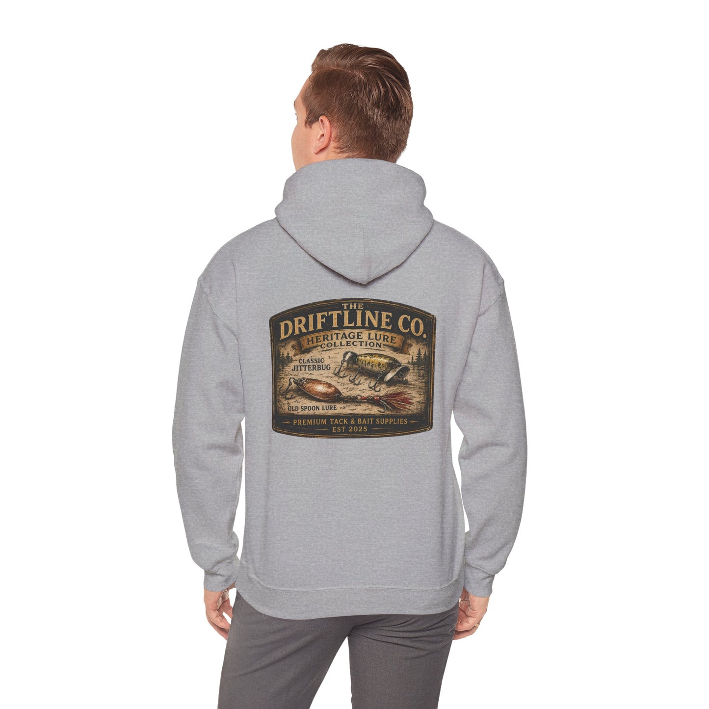 The Driftline Company Heritage Lure Collection Hoodie
