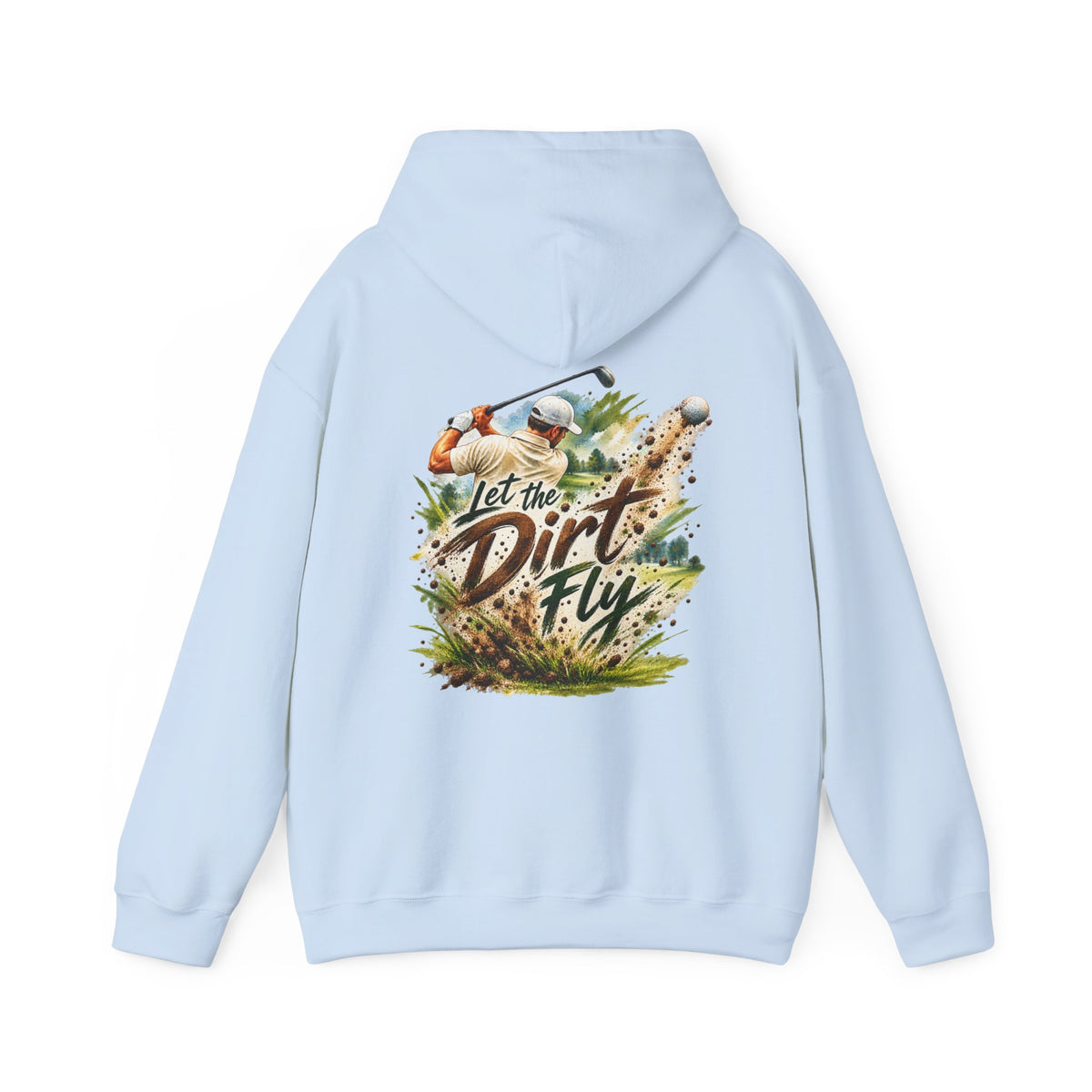 Sweat à capuche de golf - Pull de golfeur "Laisse la terre voler"