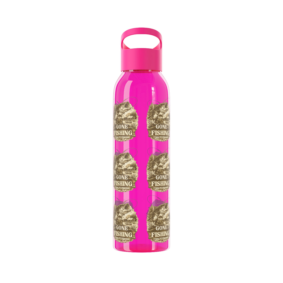 Gone Fishing Water Bottle – Time to Unwind Fishing Bottle