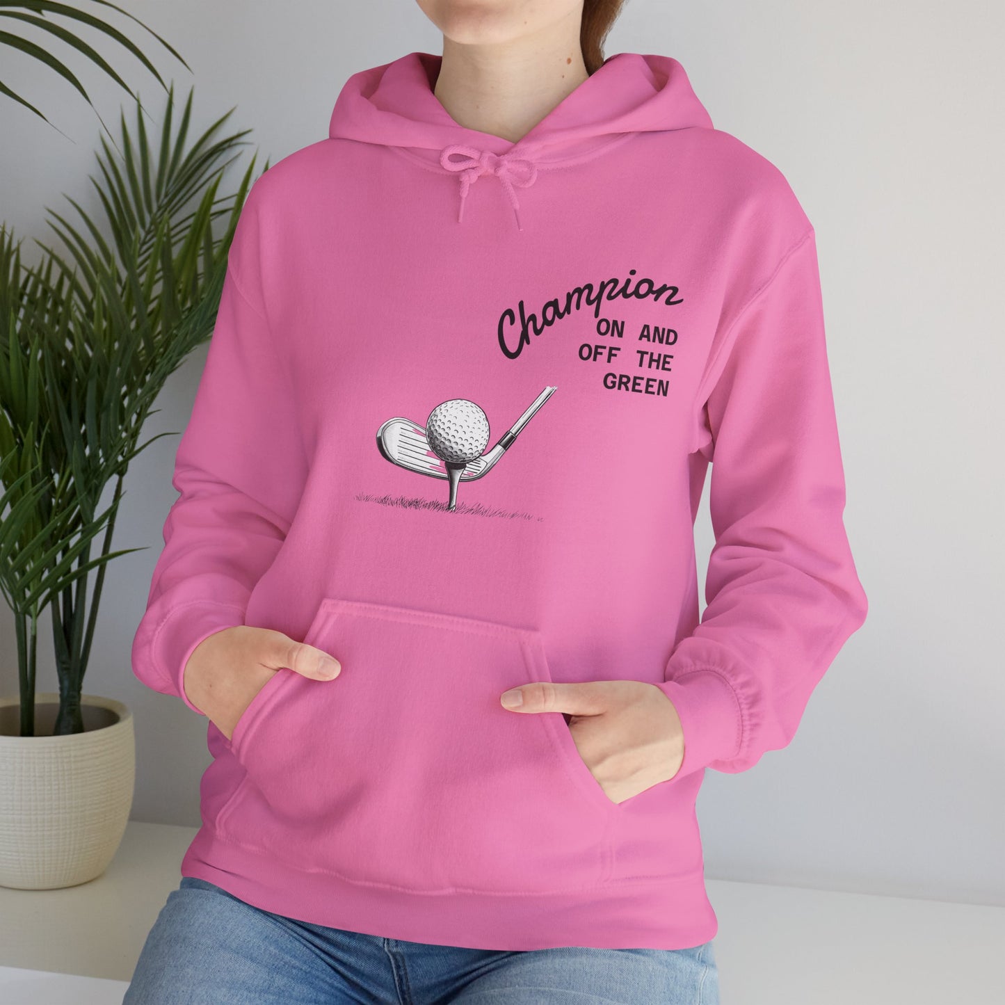 Golf Champion Hoodie, Unisex Golf Sweatshirt, Sports Gift for Him/Her, Casual Golf Apparel, Golf Lover Outfit