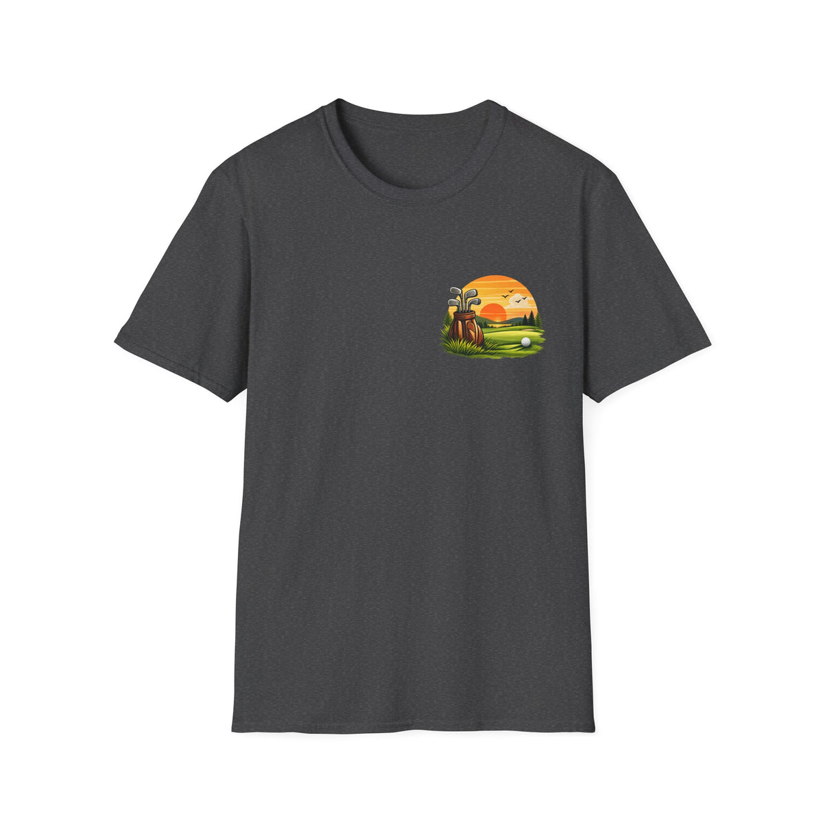 Sunset Golf T-Shirt – Minimal Golf Design