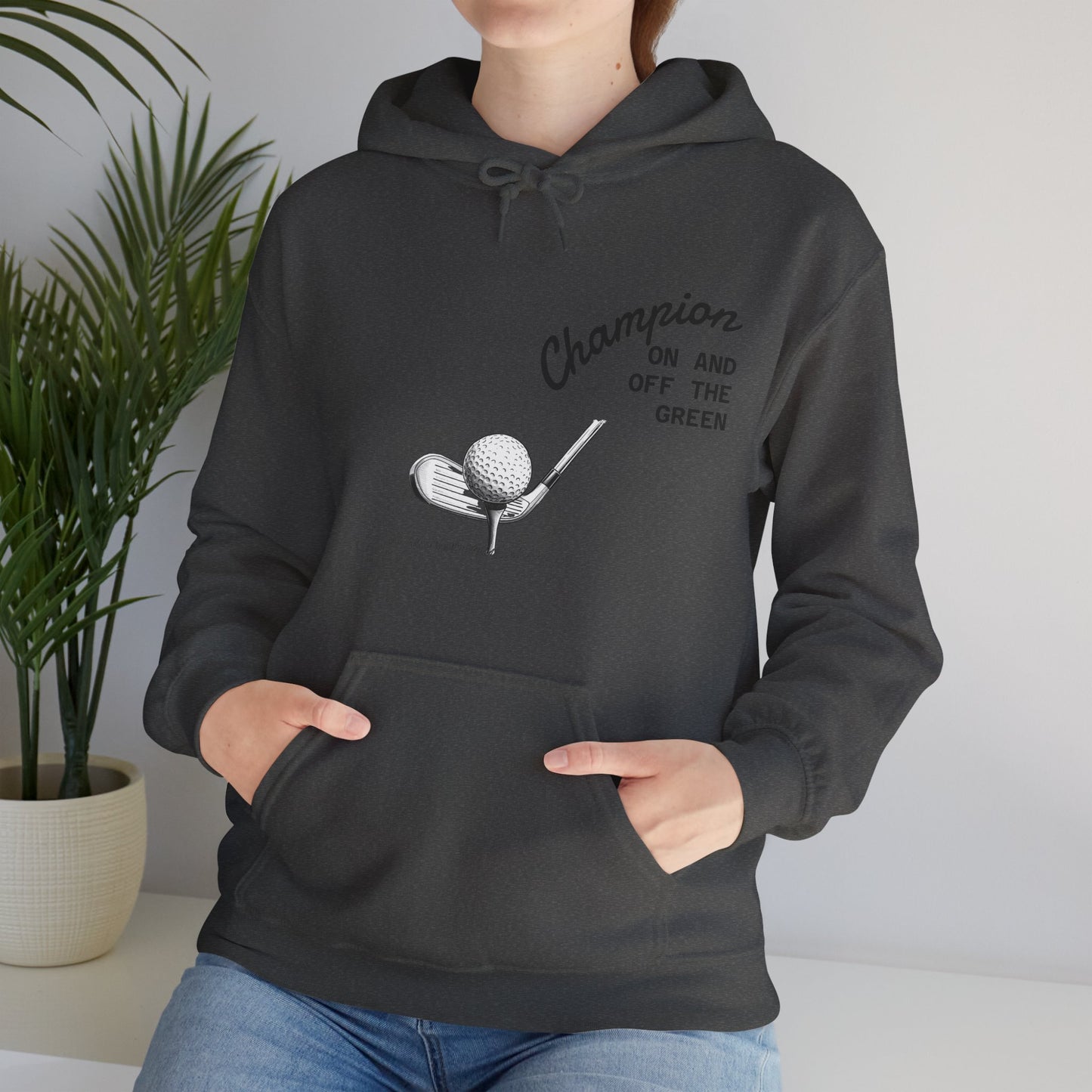 Golf Champion Hoodie, Unisex Golf Sweatshirt, Sports Gift for Him/Her, Casual Golf Apparel, Golf Lover Outfit