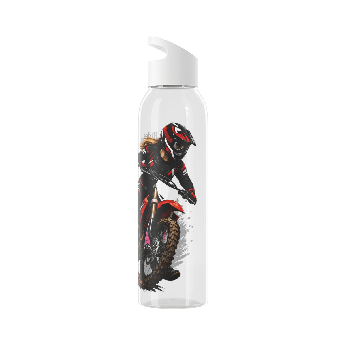 She Rides She Rules Motocross Water Bottle
