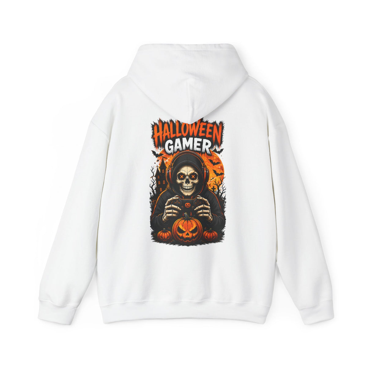 Halloween Gamer Hoodie – Skull Gaming Halloween Hoodie