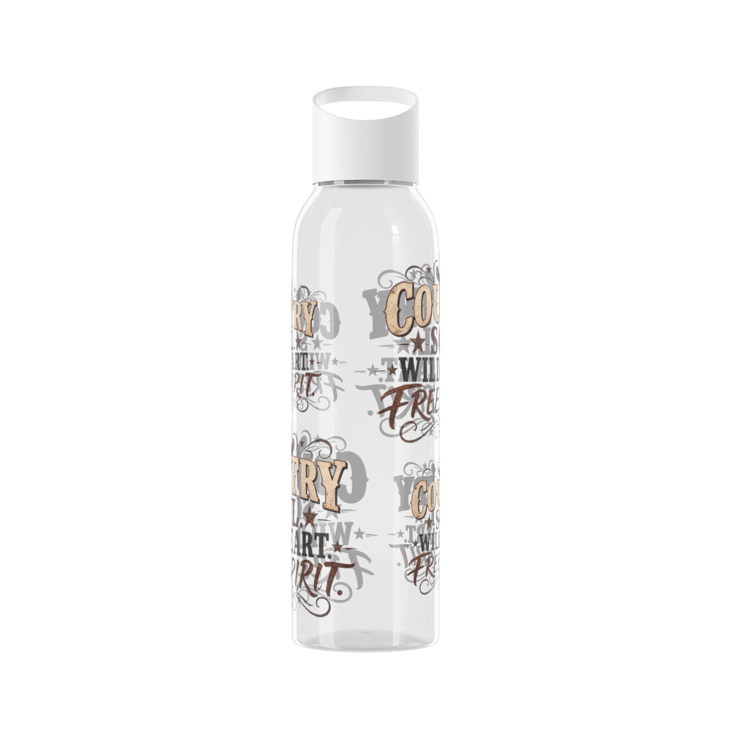 Country Soul Wild Heart Free Spirit Water Bottle – Country Western Bottle