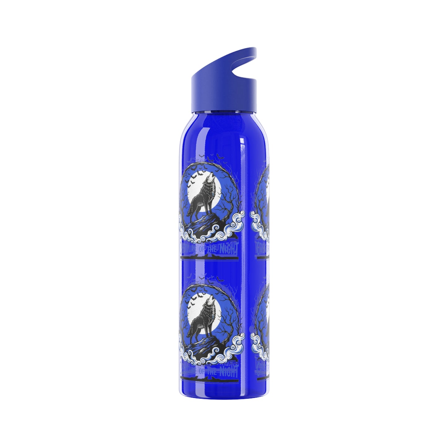 Creature of the Night Halloween Water Bottle – Werewolf Moon Design