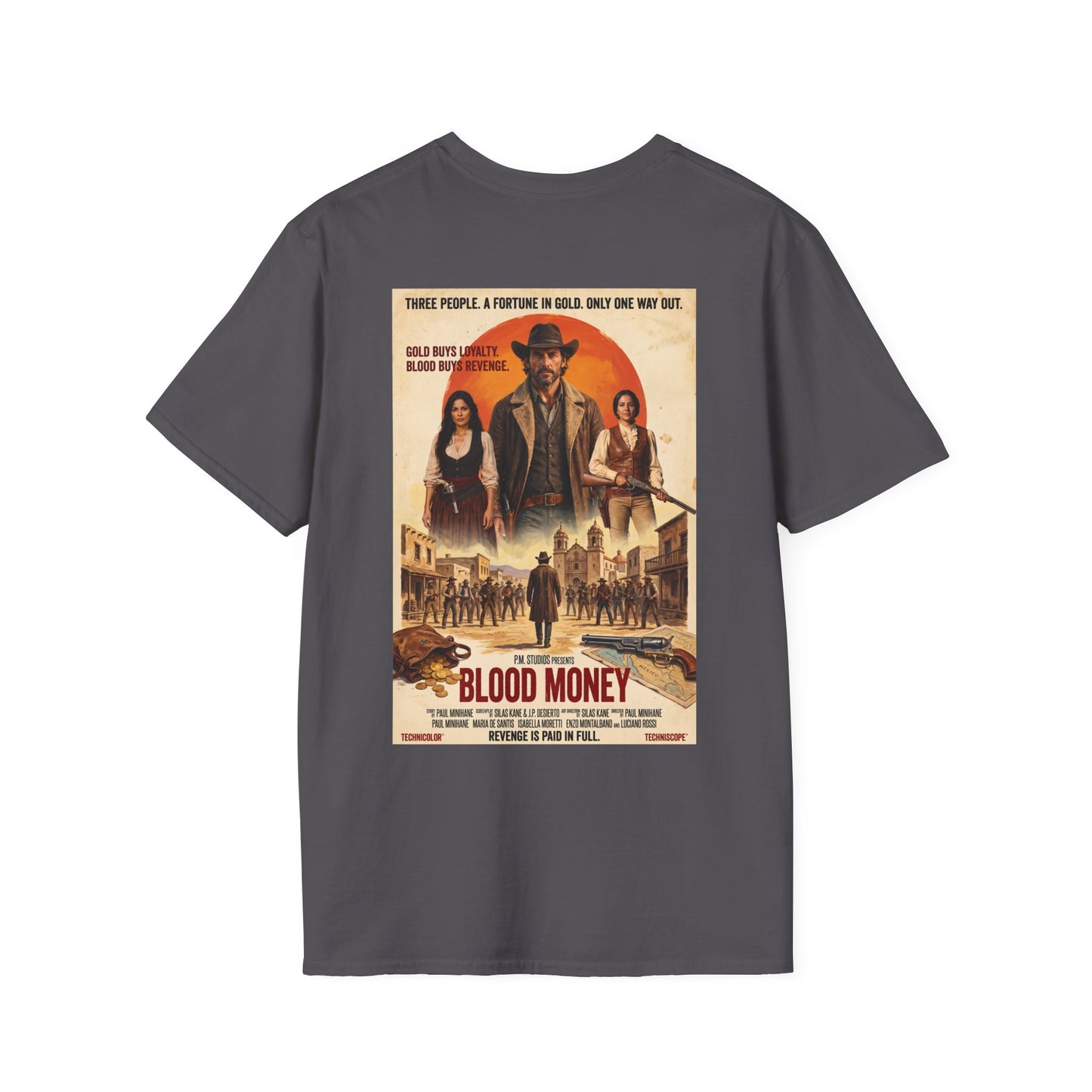PM Pictures Blood Money T-Shirt – English Edition