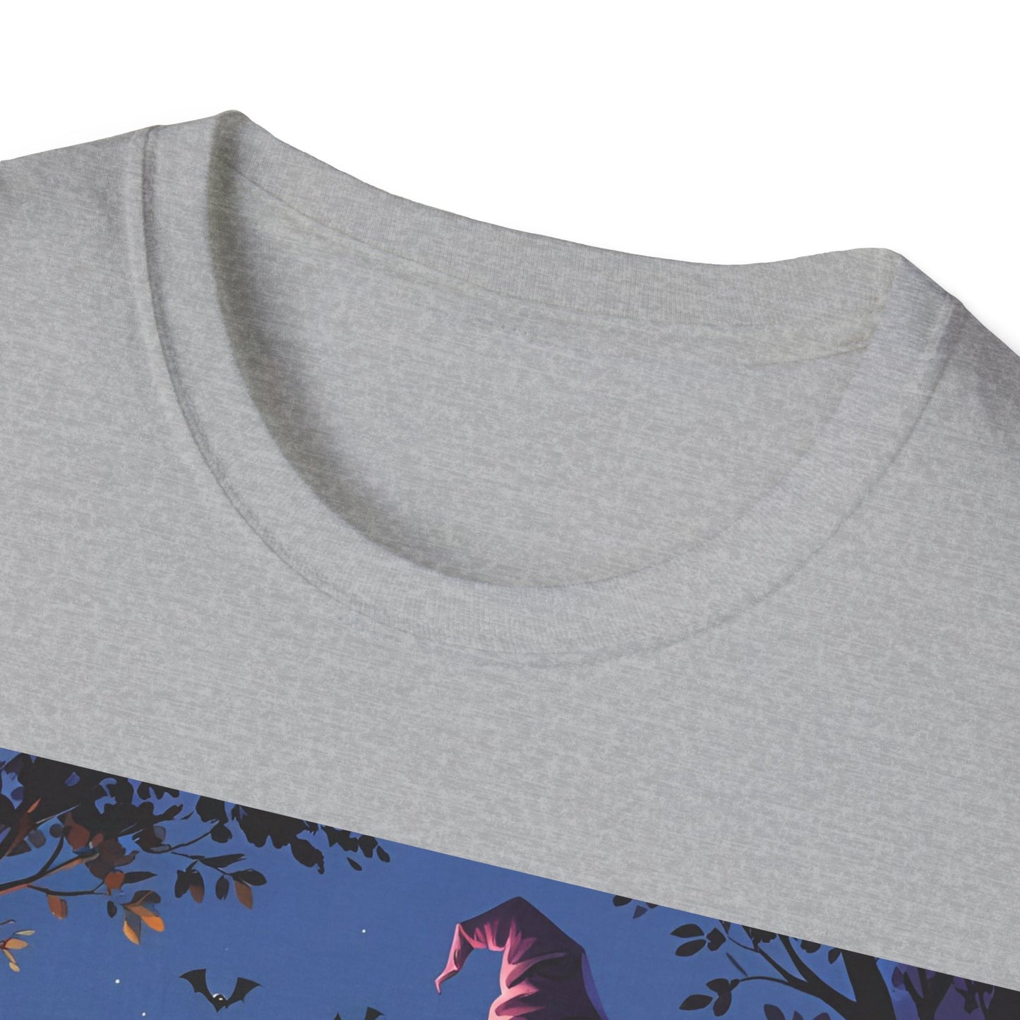 Halloween Witch T-Shirt | Cute Ghost & Pumpkin Graphic Tee for Fall, Spooky Season, Unisex Softstyle Apparel, Halloween Party Outfit, [...]