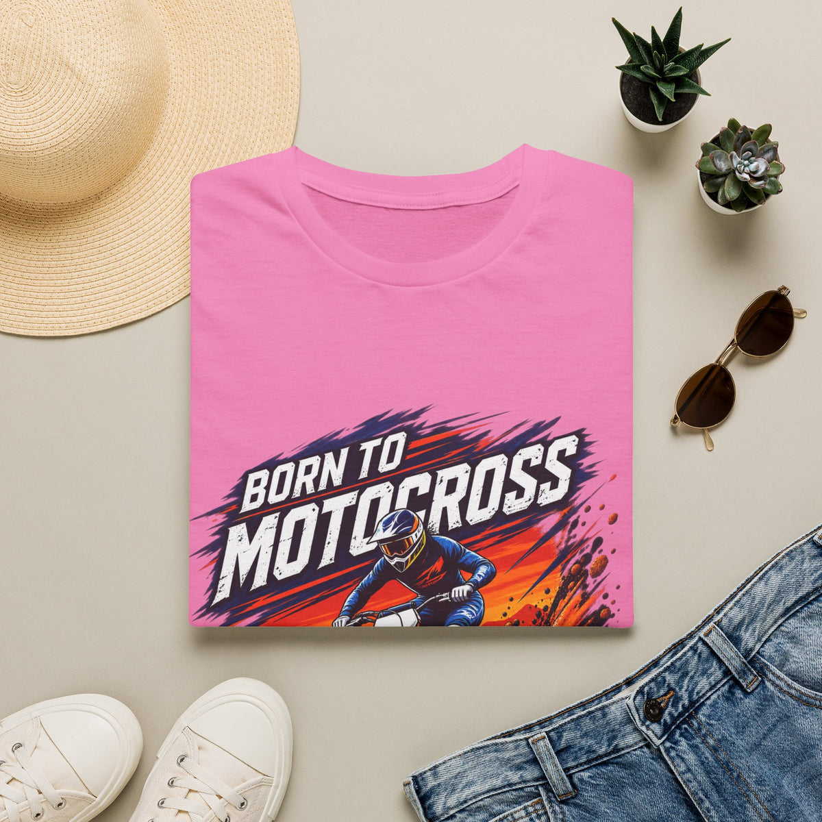 Born to Motocross Unisex Graphic Tee