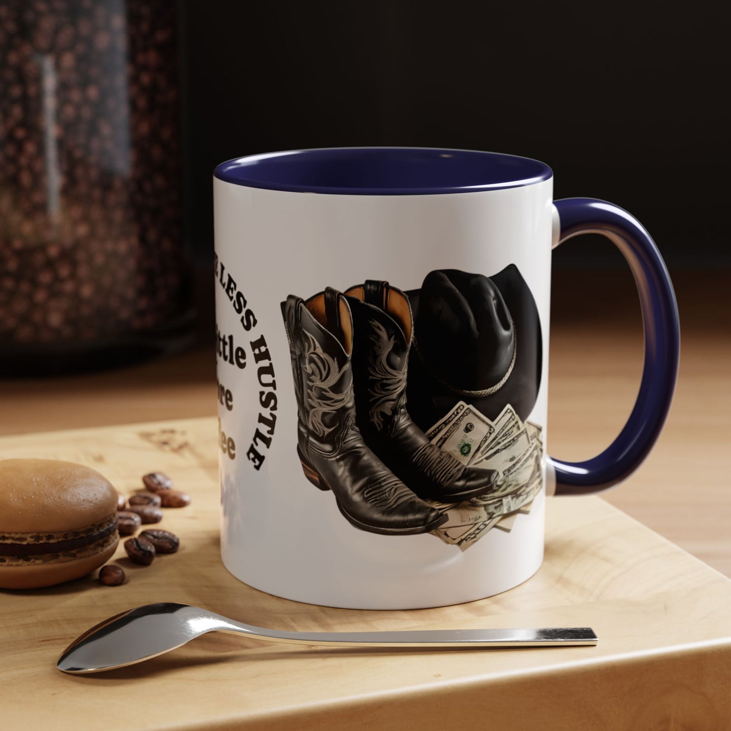 Accent Coffee Mug - Great for Coffee Lovers, Cowboys, Great Gift, Unique Mug for Home or Office