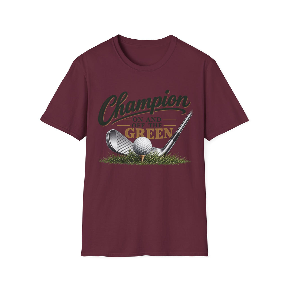 Champion On and Off the Green Golf T-Shirt – Golfer Tee
