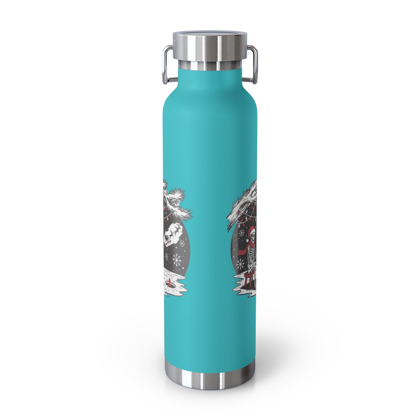 Merry Fishing Christmas Insulated Flask – Festive Fishing Bottle