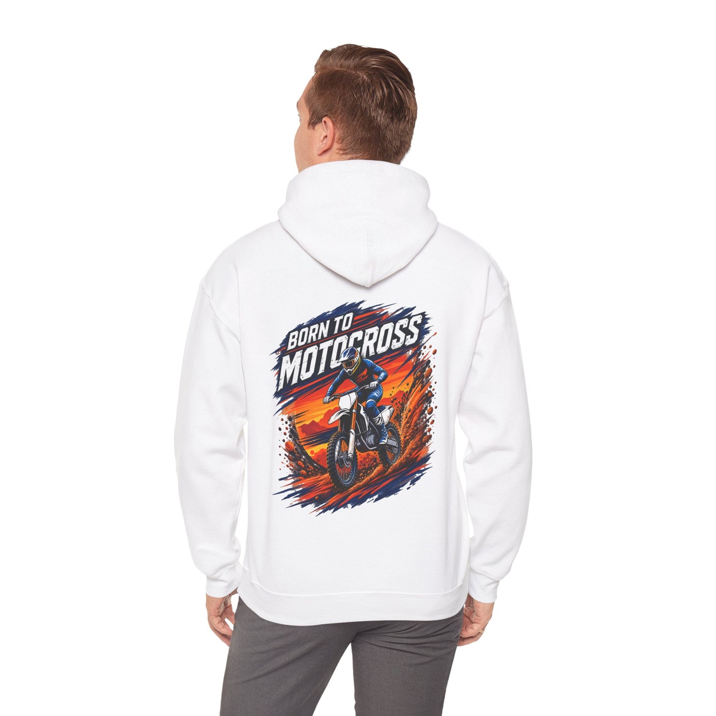 Sweat à capuche de motocross, sweat-shirt unisexe Heavy Blend