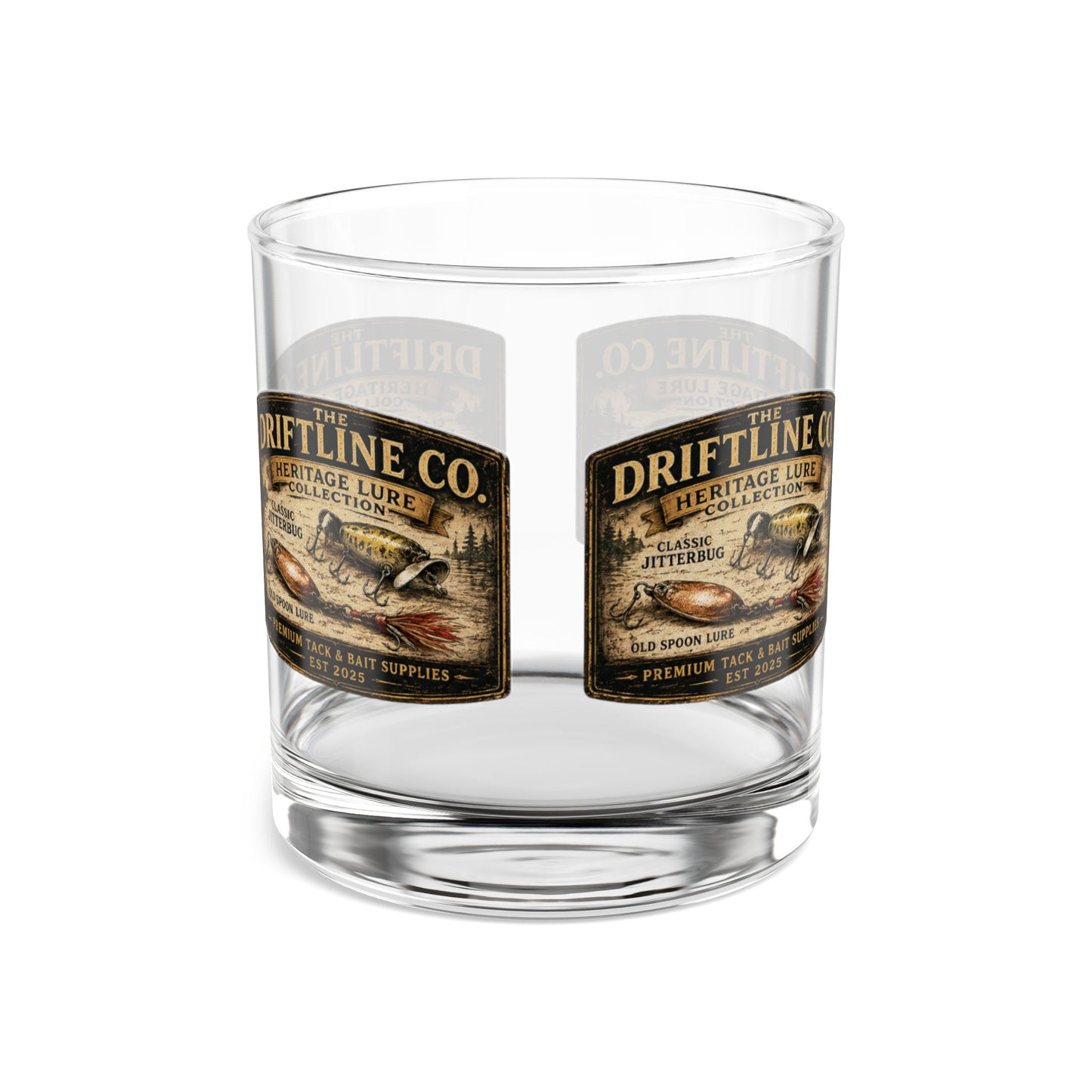 Heritage Lure Collection Glass Tumbler, The Driftline Company