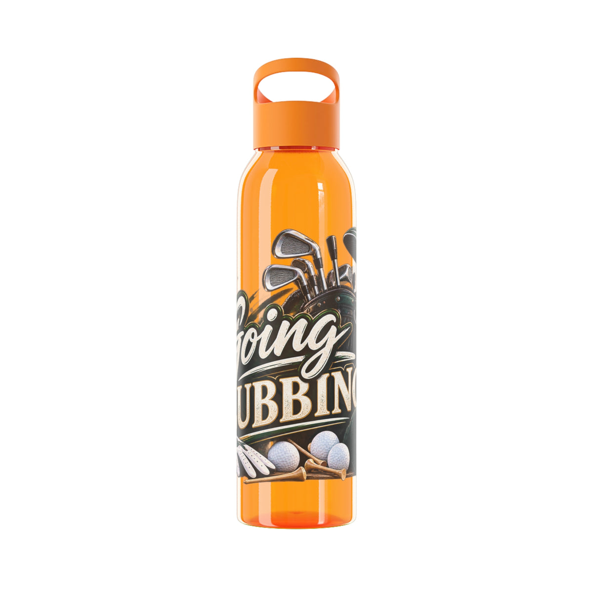 Going Clubbing Golf Water Bottle – Golfer Design
