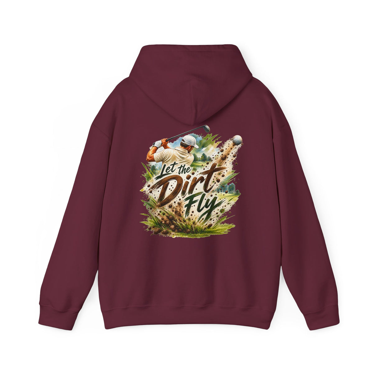 Sweat à capuche de golf - Pull de golfeur "Laisse la terre voler"