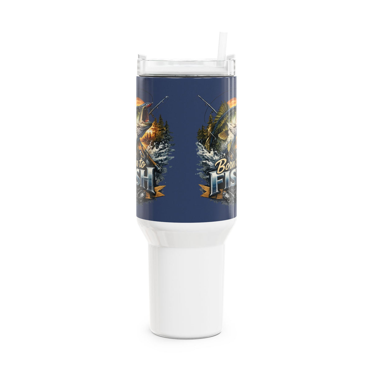 Born to Fish 40oz Insulated Mug