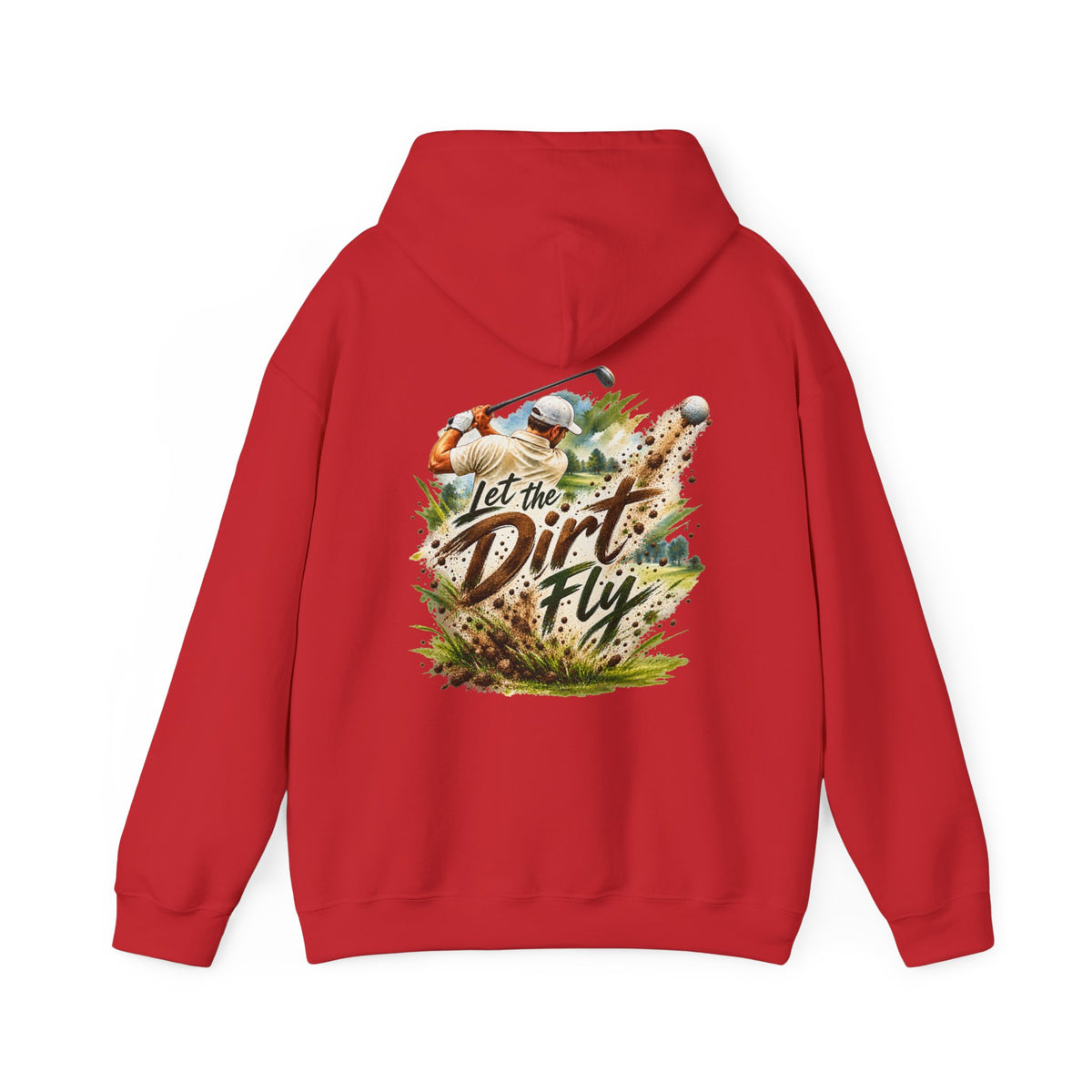 Sweat à capuche de golf - Pull de golfeur "Laisse la terre voler"
