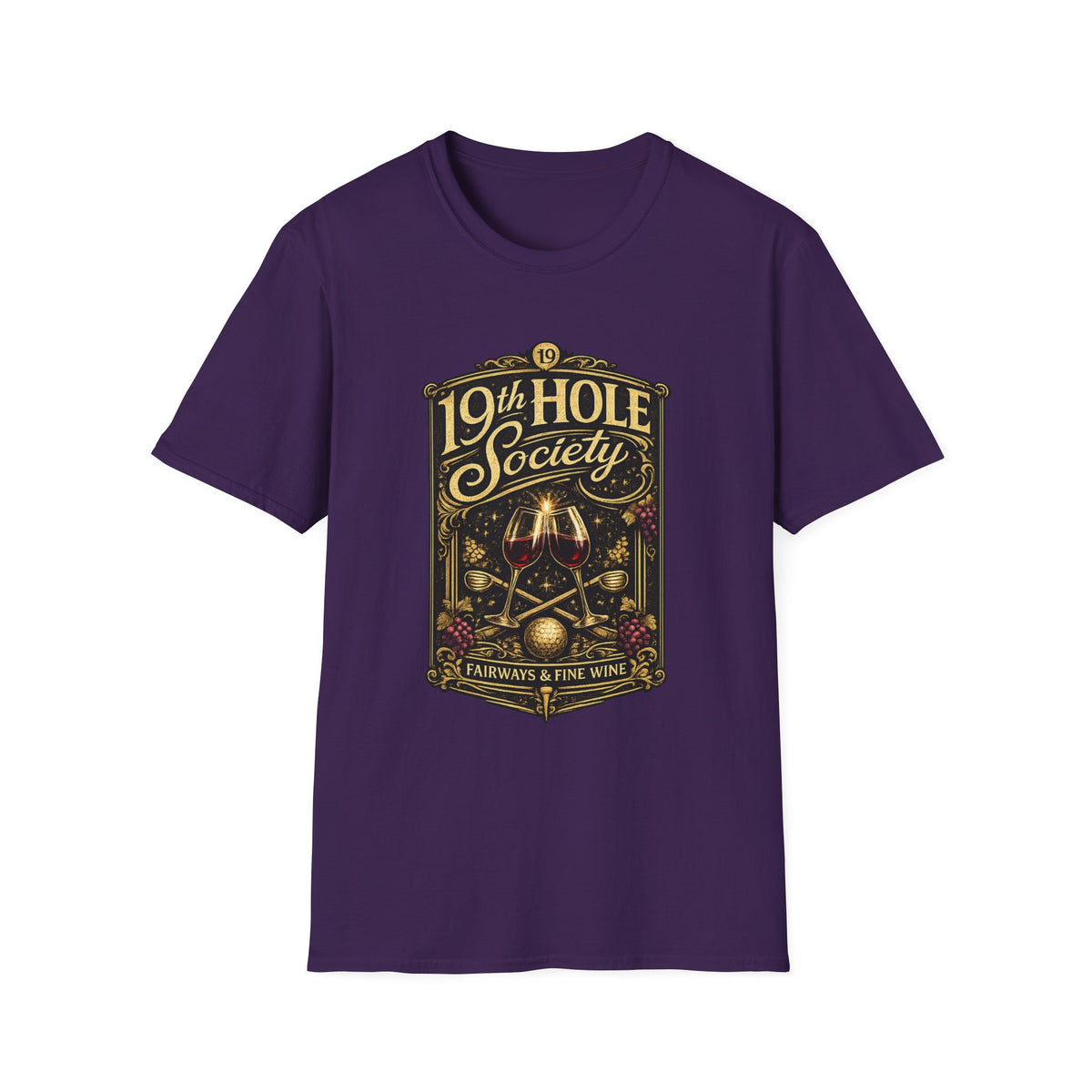 19th Hole Society Fairways and Fine Wine T-Shirt