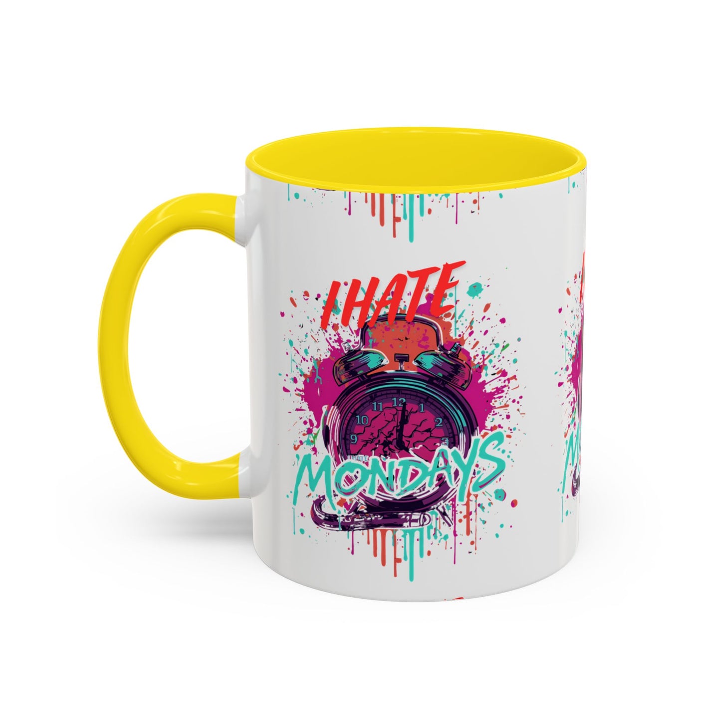 I Hate Mondays Accent Mug