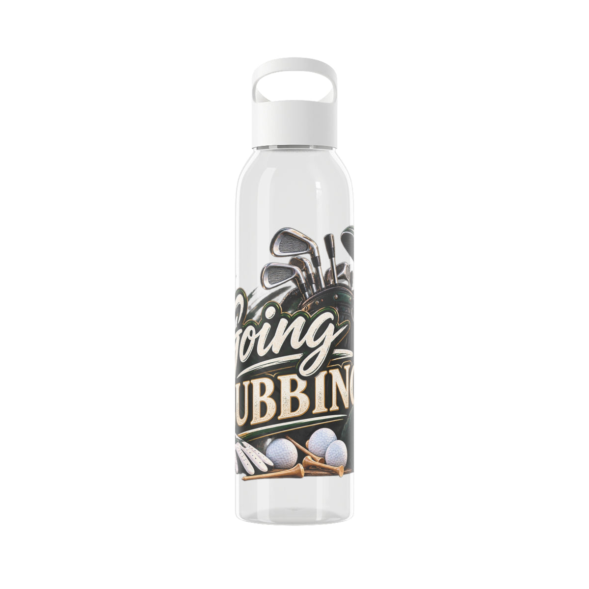 Going Clubbing Golf Water Bottle – Golfer Design
