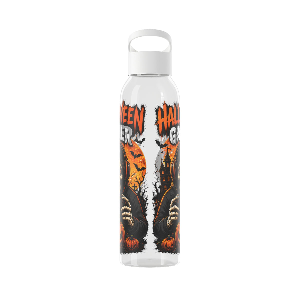 Halloween Gamer Water Bottle – Skull Gaming Bottle
