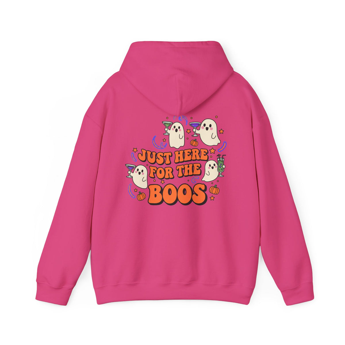 Just Here for the Boos Halloween Ghost Hoodie