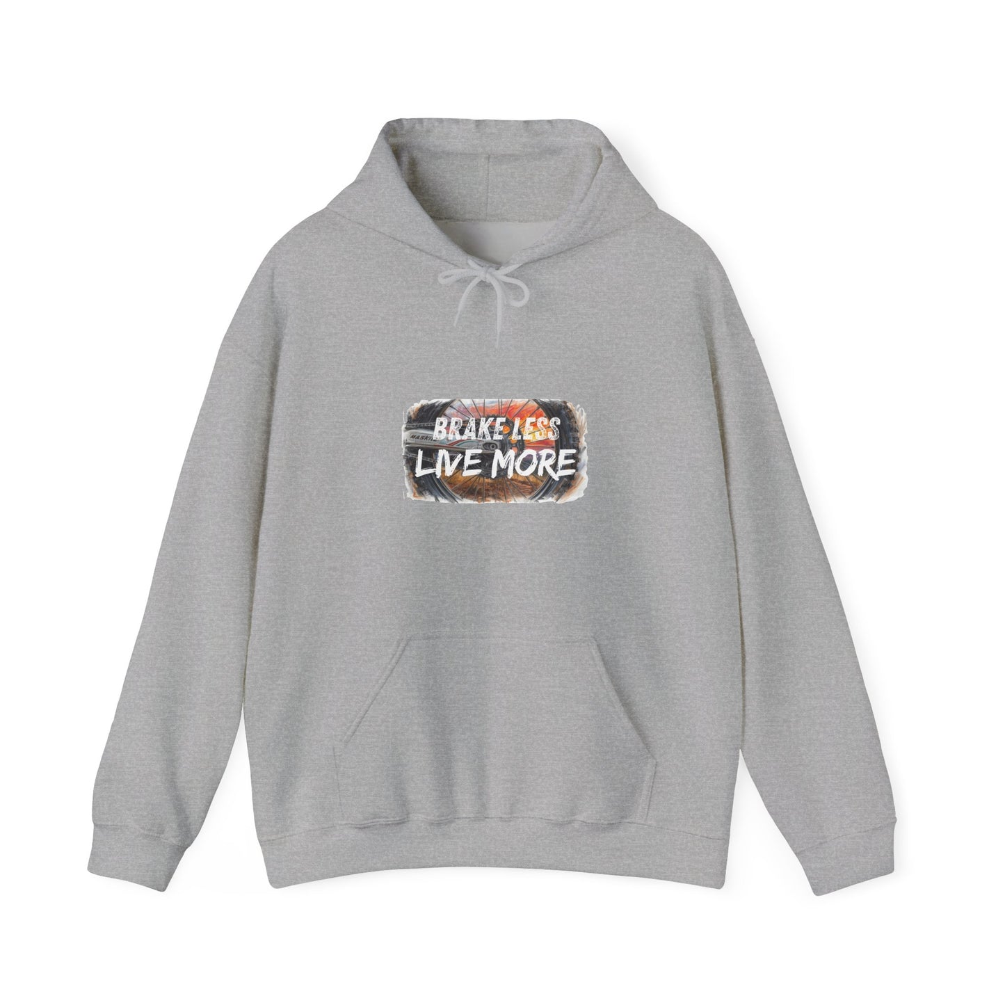 Brake Less Live More Hoodie — Motocross Graphic Pullover