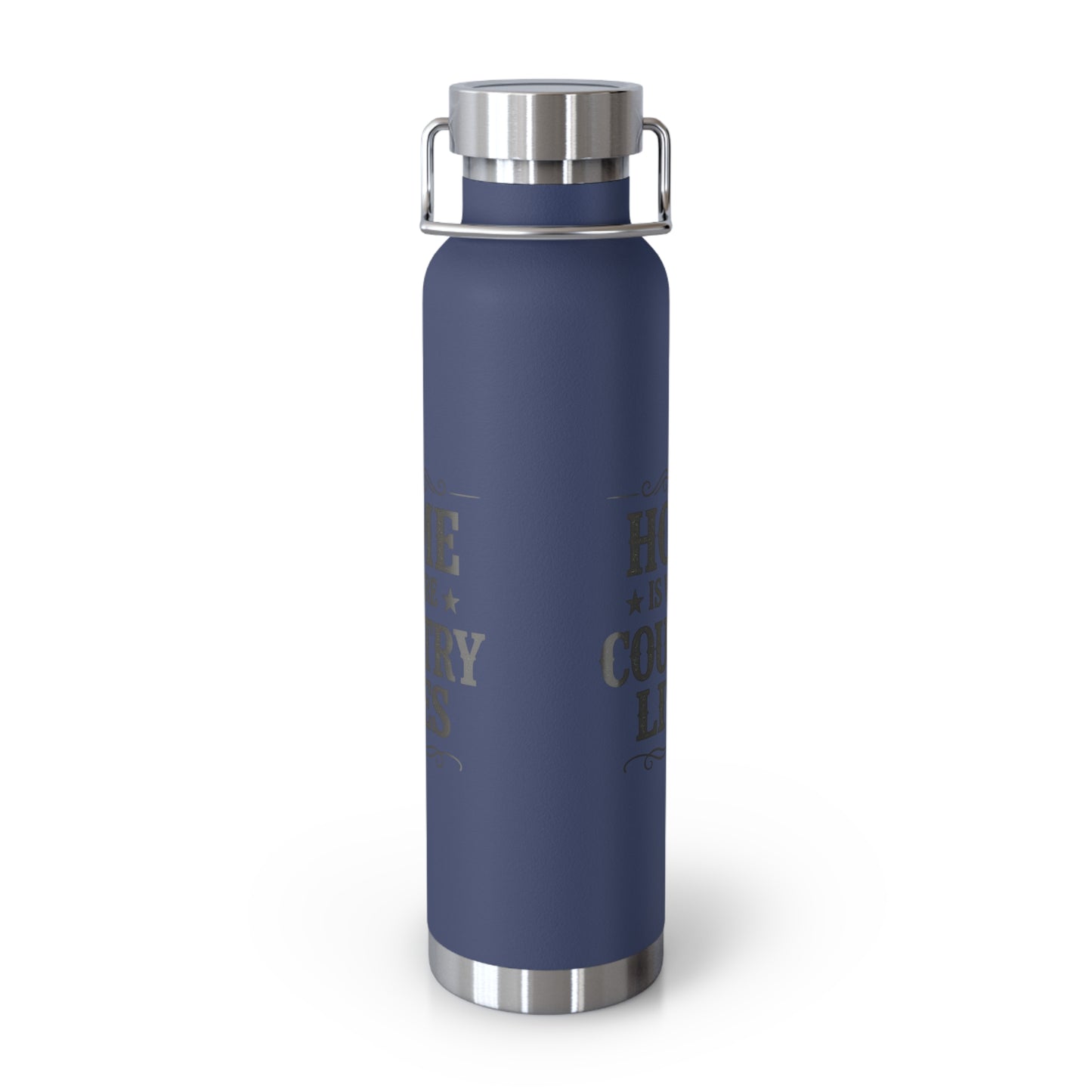 Home Is Where Country Lives Insulated Flask – 22oz Country Water Bottle