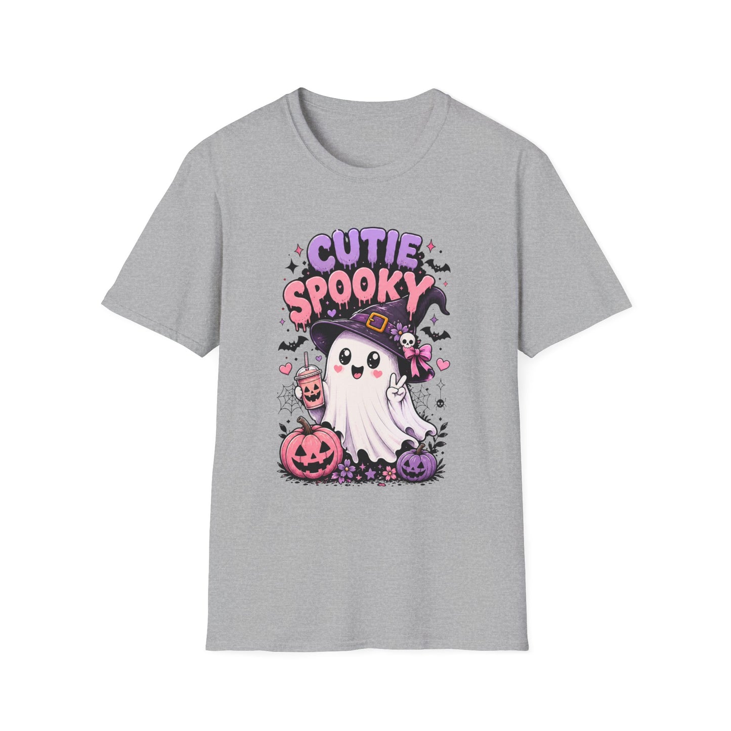 Cutie Spooky Ghost Halloween T-Shirt – Cute Graphic Tee