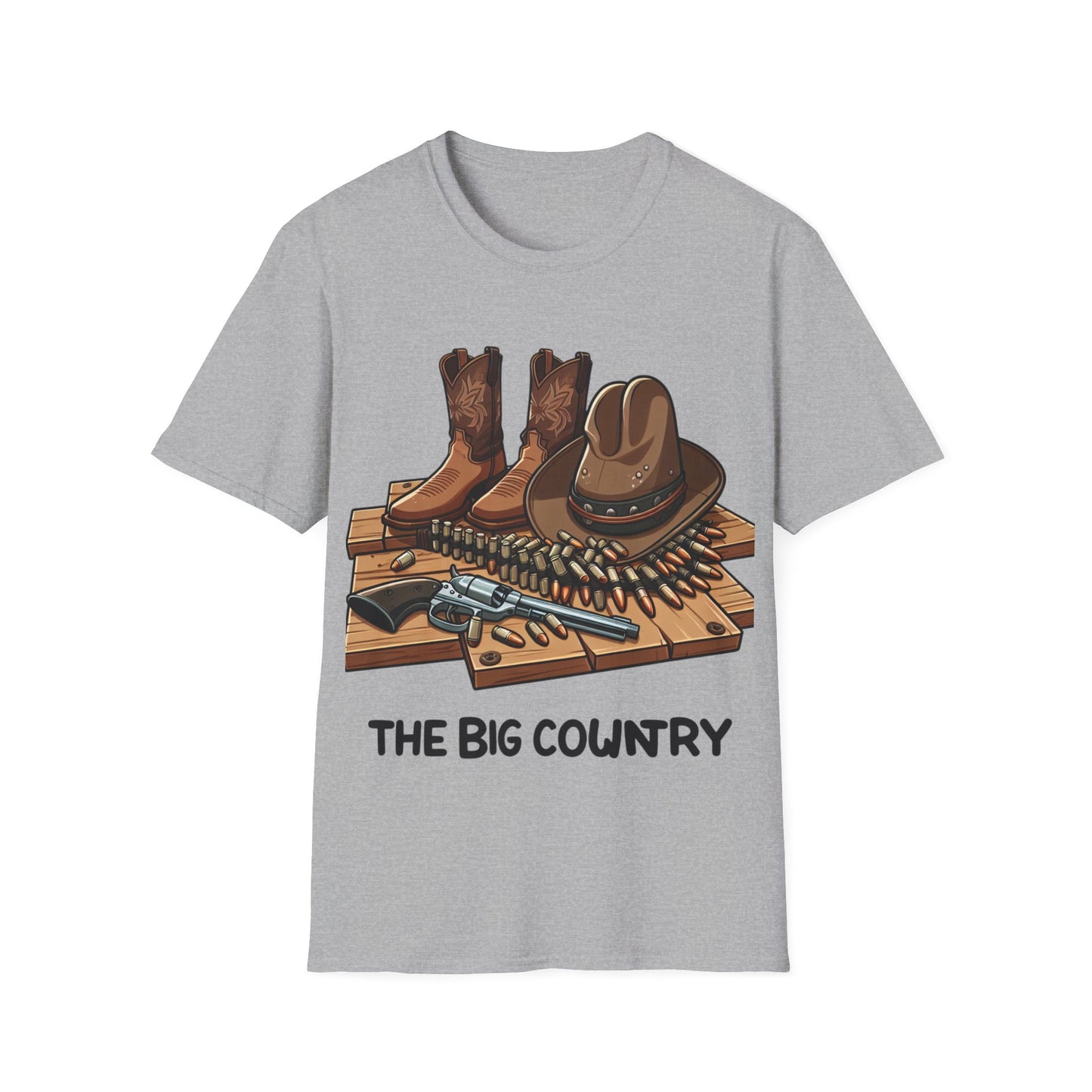 Rustic Cowboy T-Shirt, Western Apparel, Country Gifts, Outdoor Adventures, Rodeo Wear, Unisex Graphic Tee