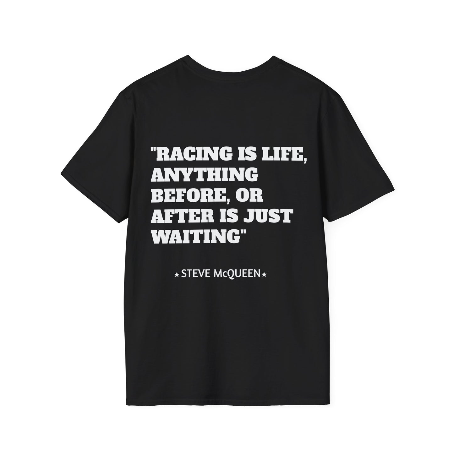 T-Shirt Mojo Moto MX Legends Hommage à Steve McQueen (Options de T-Shirt couleur foncée)