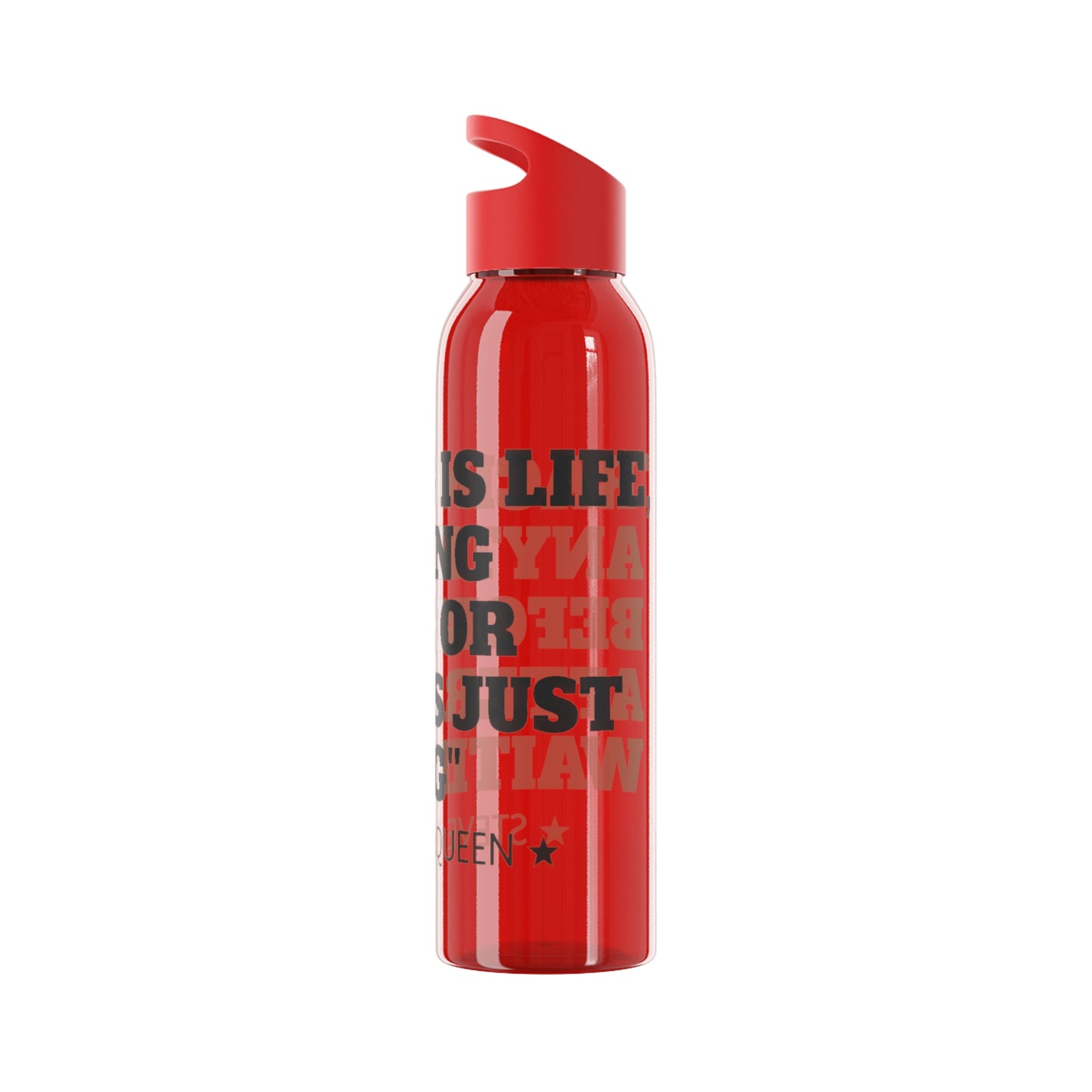 Mojo Moto MX Legends Steve McQueen Quote Water Bottle