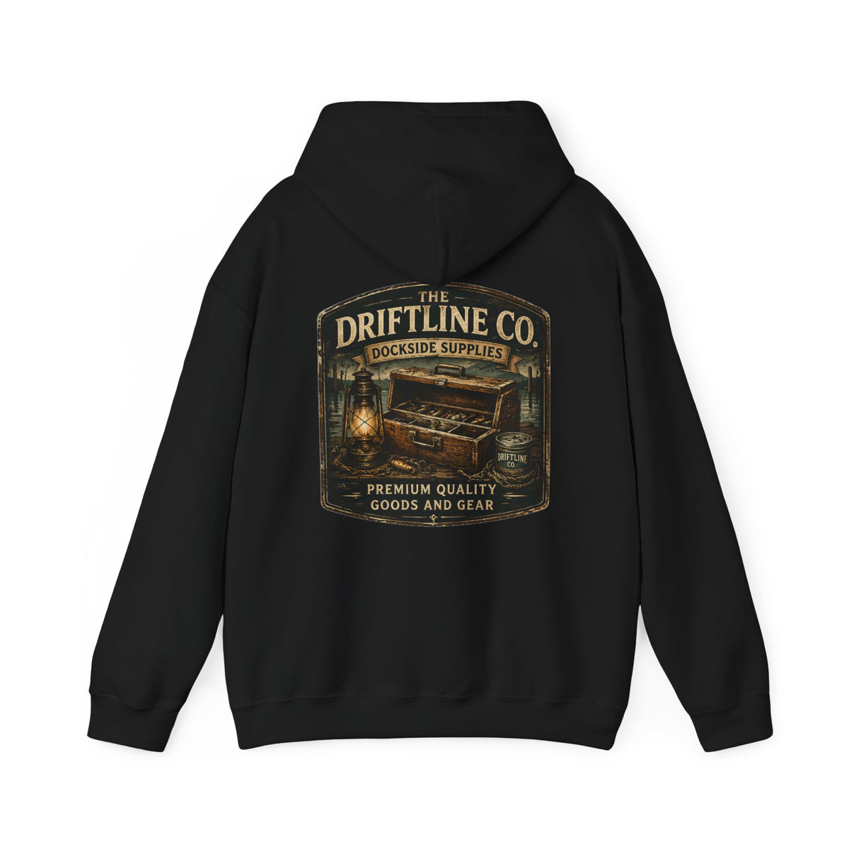 The Driftline Company – Dockside Supplies Indigo Blue Hoodie