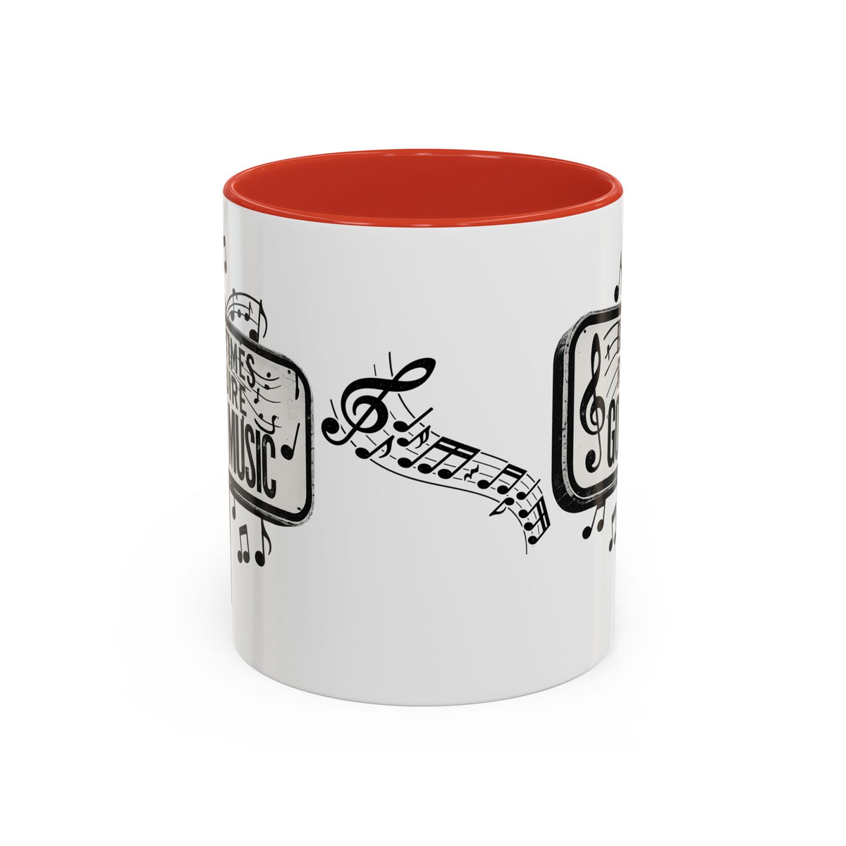 Tasse à café Accent Les mauvais moments exigent de la bonne musique Tasse citation musicale 325 ml