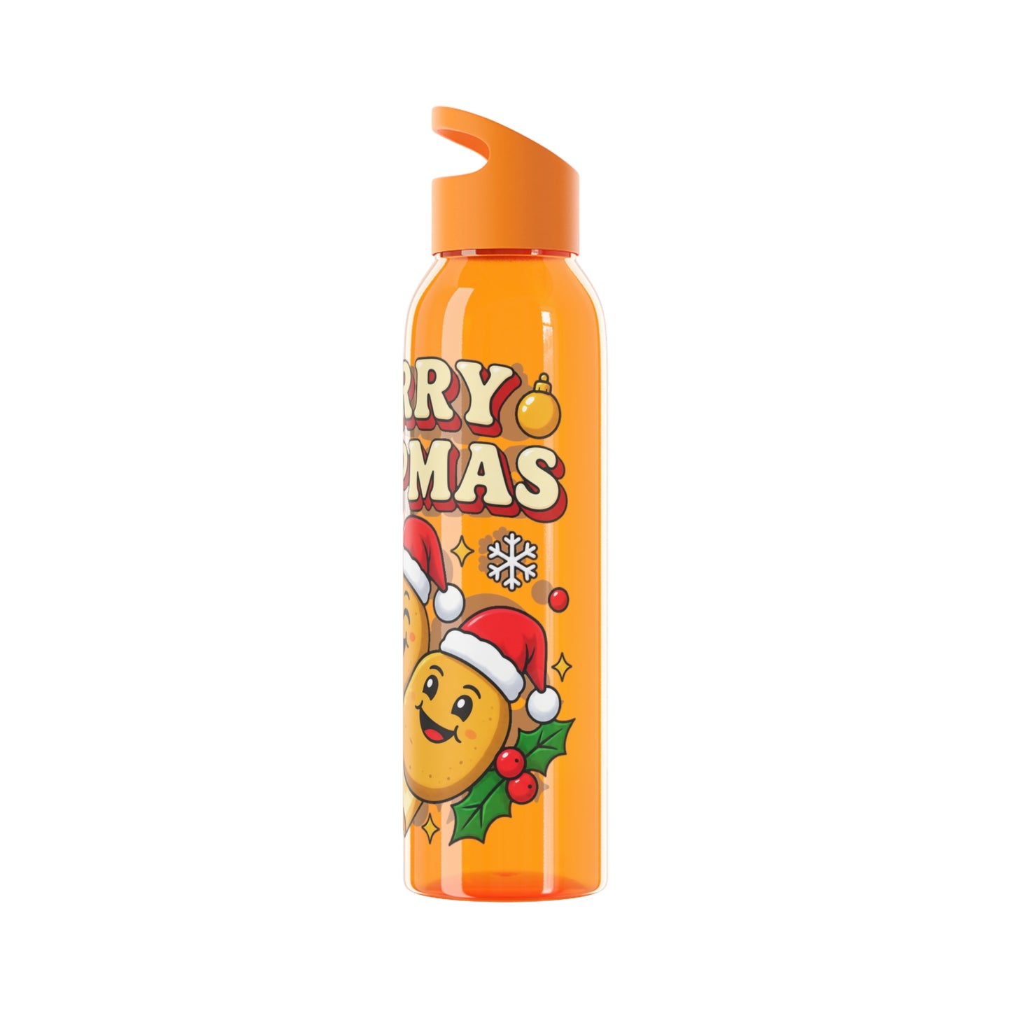 Merry Crispmas Christmas Water Bottle – Festive Drinks Bottle