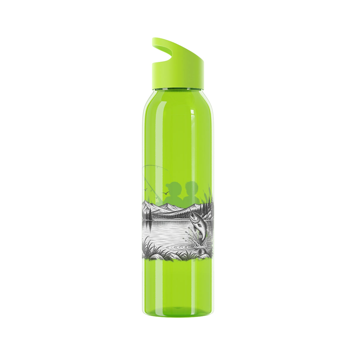 Fishing Friends Water Bottle – Illustrated Fishing Bottle
