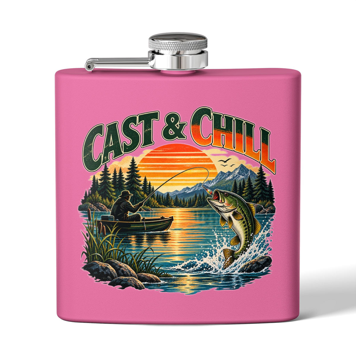 Cast & Chill Hip Flask – Vintage Fishing Flask